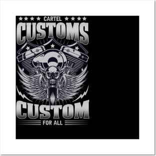 Cartel customs custom for all Posters and Art